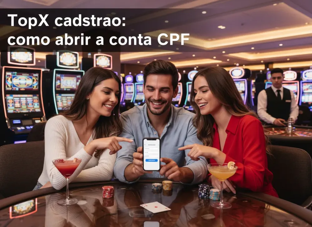 TopX cadastro: como abrir a conta com CPF
